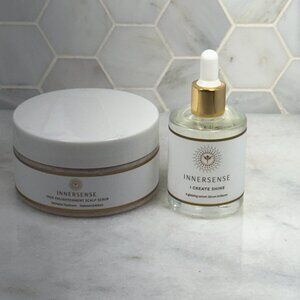 Innersense True Enlightenment Scalp Scrub & I Create Shine 1.69 oz